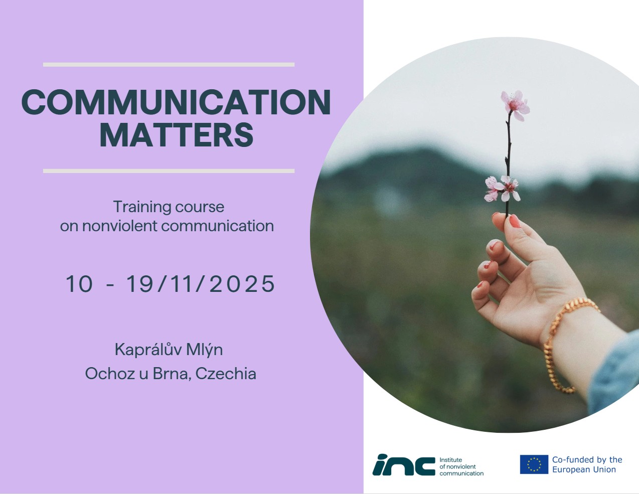 Повик за учесници на Eразмус+ обука „Communication Matters“ во Брно, Чешка
