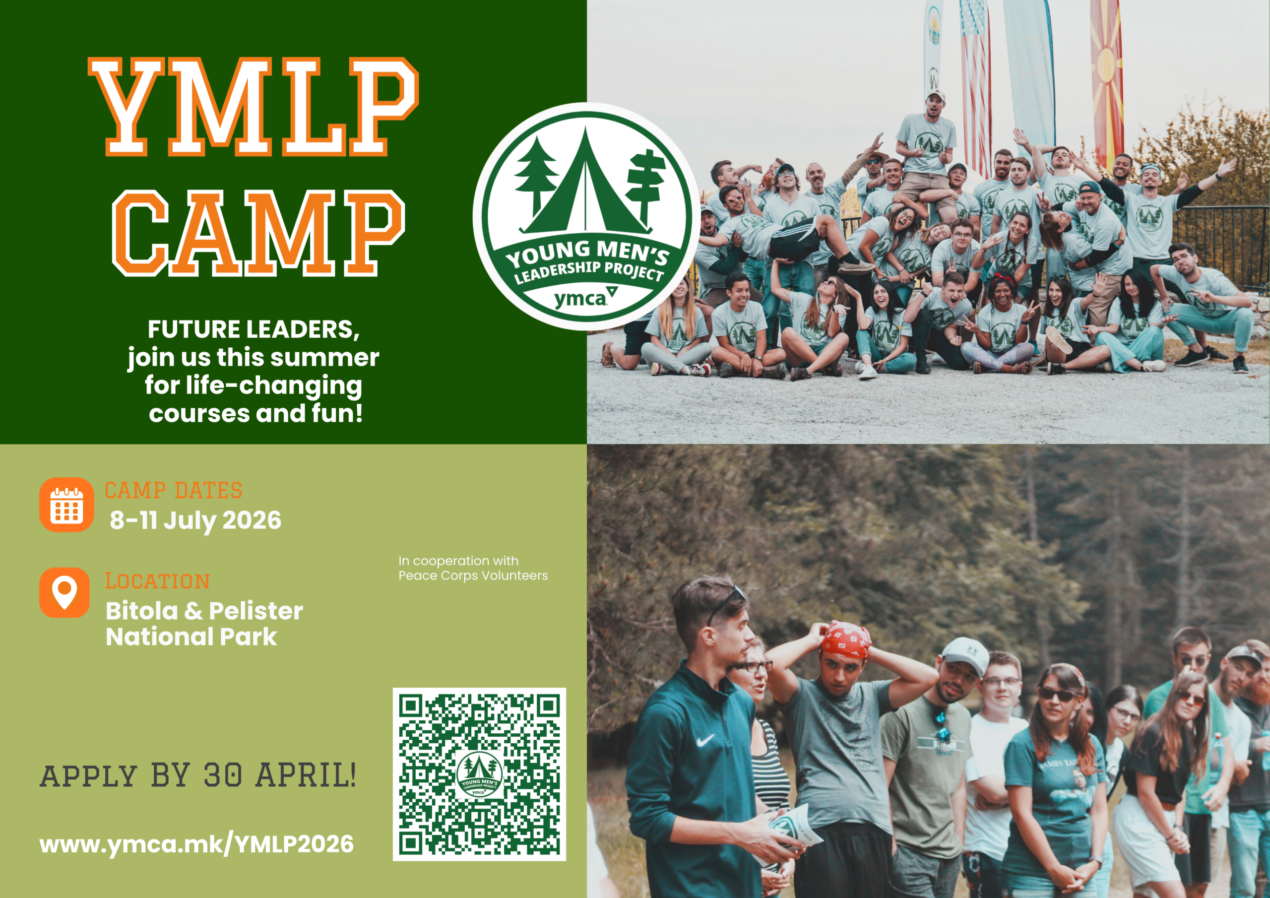 Call for Campers for 2026 Young Men’s Leadership Project (YMLP) Camp